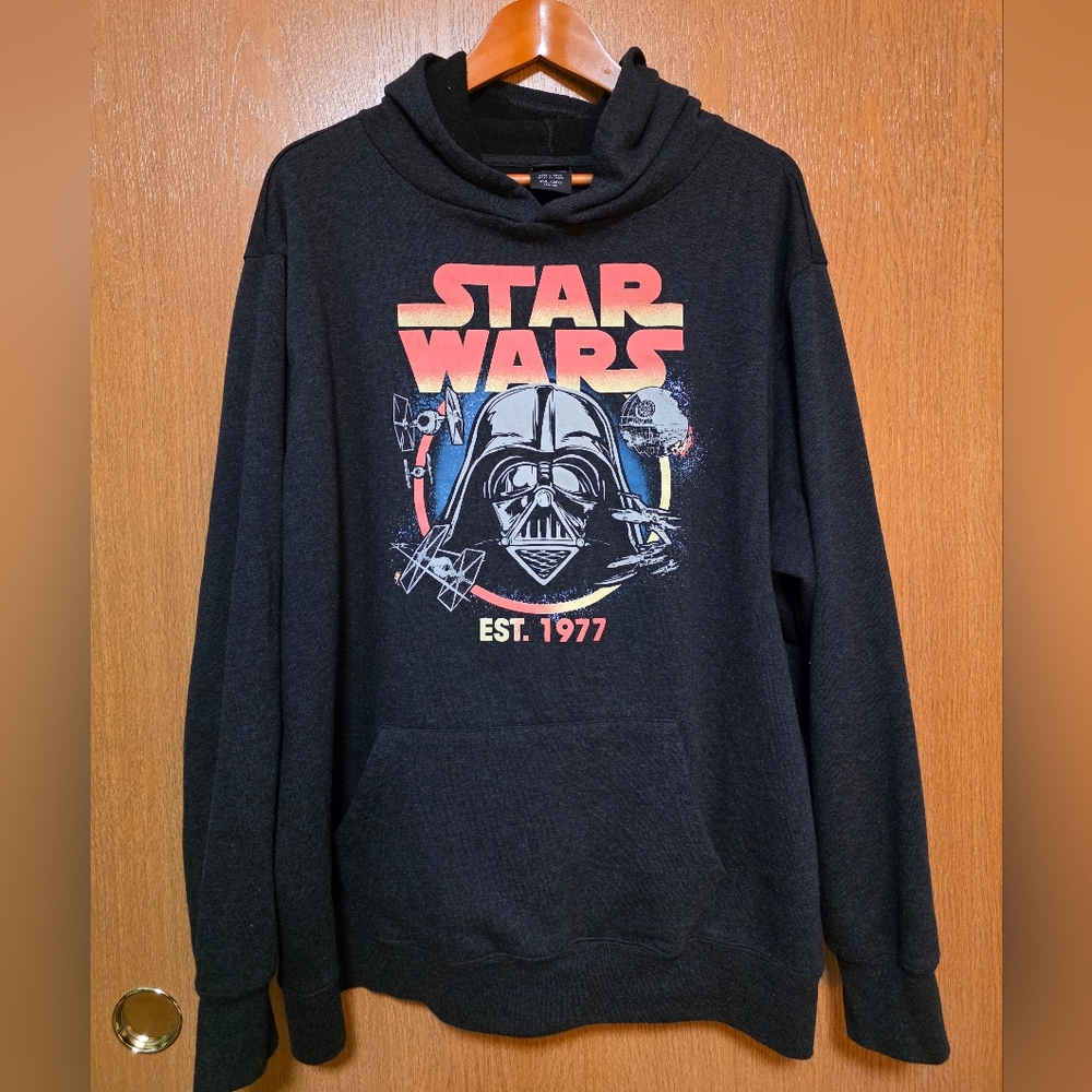 Star Wars Black and Red Graphic Hoodie 3XL